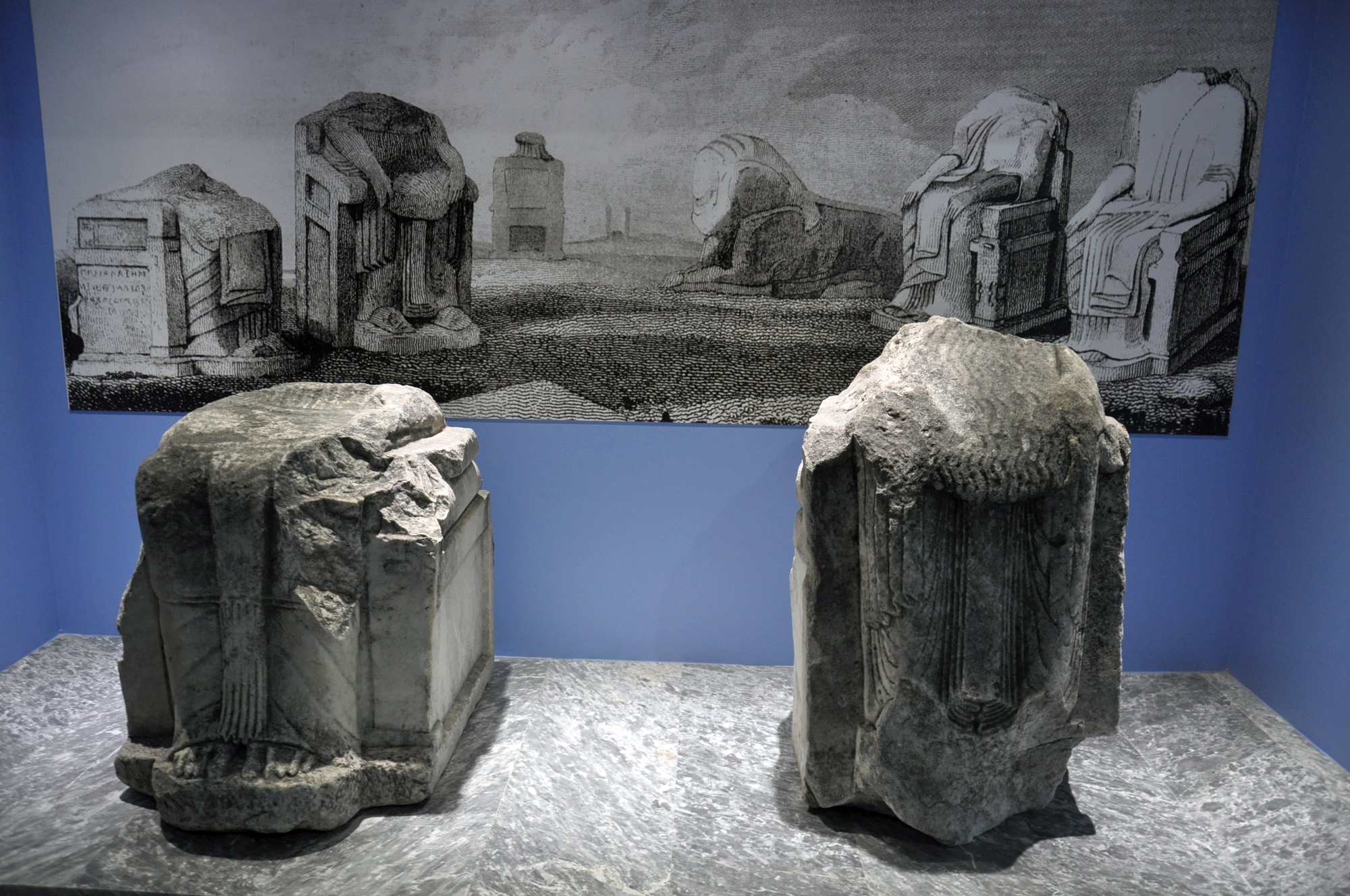 Statues of Branchidae, now in the Miletus Museum Statues of Branchidae, now in the Miletus Museum