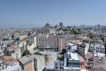 View from the Galata Tower in Istanbul View from the Galata Tower in Istanbul